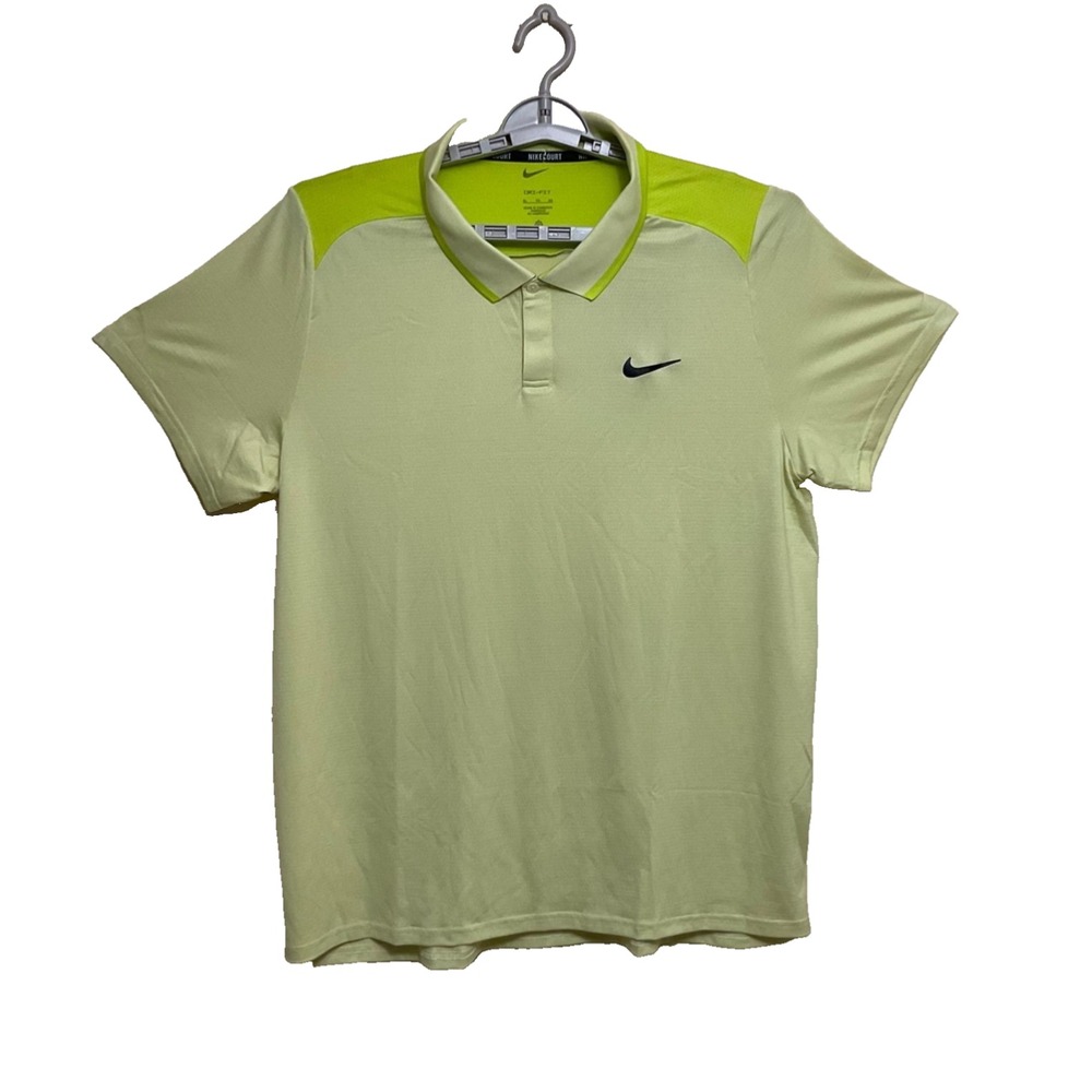 Nike Golf Lime Green Men Polo Shirt - Size XL NEW - Picture 1 of 5